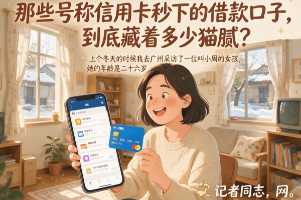 那些号称信用卡秒下的借款口子，到底藏着多少猫腻？