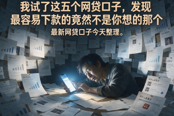 我试了这五个网贷口子，发现最容易下款的竟然不是你想的那个