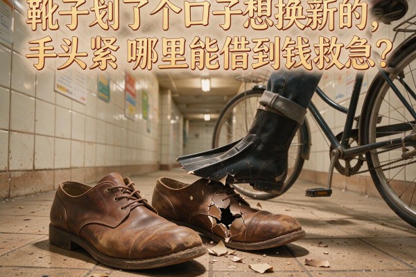 靴子划了个口子想换新的，手头紧哪里能借到钱救急？