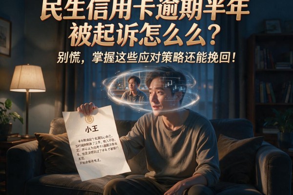 民生信用卡逾期半年被起诉怎么办？别慌，掌握这些应对策略还能挽回！