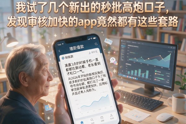我试了几个新出的秒批高炮口子，发现审核加快的app竟然都有这些套路