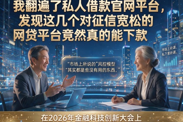 我翻遍了私人借款官网平台，发现这几个对征信宽松的网贷平台竟然真的能下款