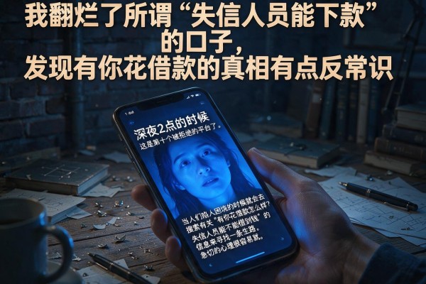 我翻烂了所谓“失信人员能下款”的口子，发现有你花借款的真相有点反常识