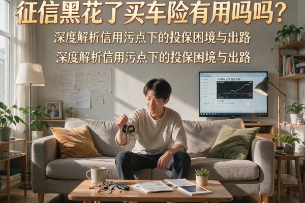 征信黑花了买车险有用吗吗？深度解析信用污点下的投保困境与出路