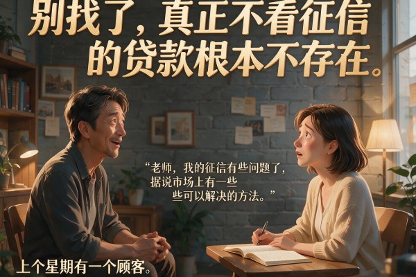 别找了，真正不看征信的贷款根本不存在