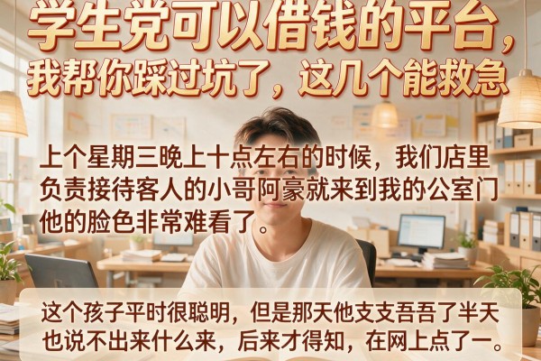 学生党可以借钱的平台，我帮你踩过坑了，这几个能救急