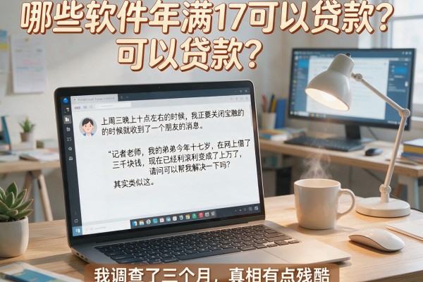 哪些软件年满17可以贷款？我调查了三个月，真相有点残酷