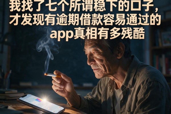 我找了七个所谓稳下的口子，才发现有逾期借款容易通过的app真相有多残酷