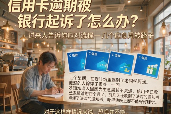 信用卡逾期被银行起诉了怎么办？过来人告诉你应对流程和几个应急周转路子