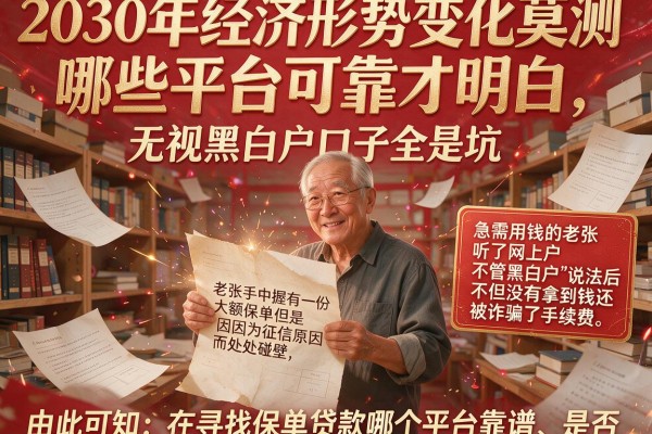我用保单贷款哪些平台可靠才明白，无视黑白户口子全是坑