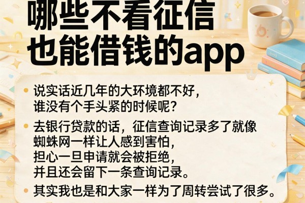 哪些不看征信也能借钱的app，胪列五个不看负债的长期网贷app