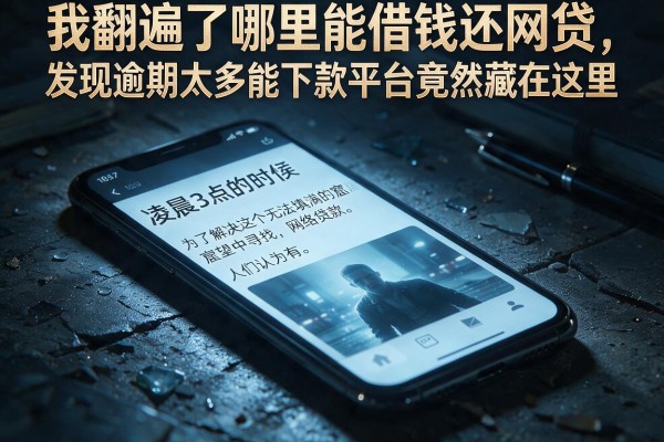 我翻遍了哪里能借钱还网贷，发现逾期太多能下款平台竟然藏在这里