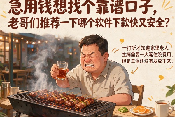 急用钱想找个靠谱口子，老哥们推荐一下哪个软件下款快又安全？