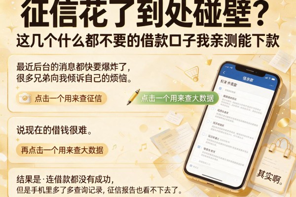 征信花了到处碰壁？这几个什么都不要的借款口子我亲测能下款
