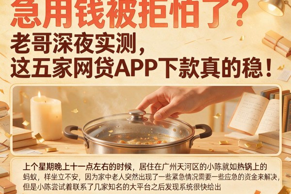 急用钱被拒怕了？老哥深夜实测，这五家网贷APP下款真的稳！