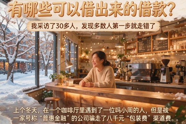有哪些可以借出来的借款？我采访了30多人，发现多数人第一步就走错了