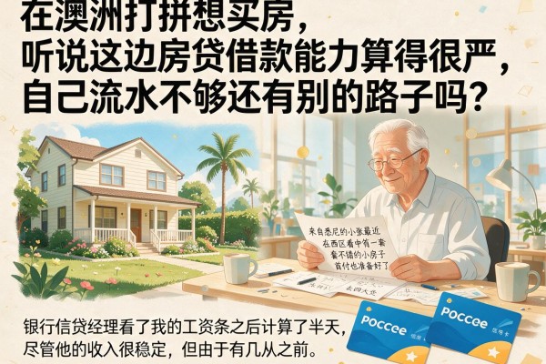 在澳洲打拼想买房，听说这边房贷借款能力算得很严，自己流水不够还有别的路子吗？