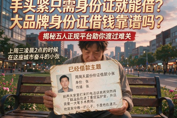 手头紧只需身份证就能借？大品牌身份证借钱靠谱吗？揭秘五大正规平台助你渡过难关