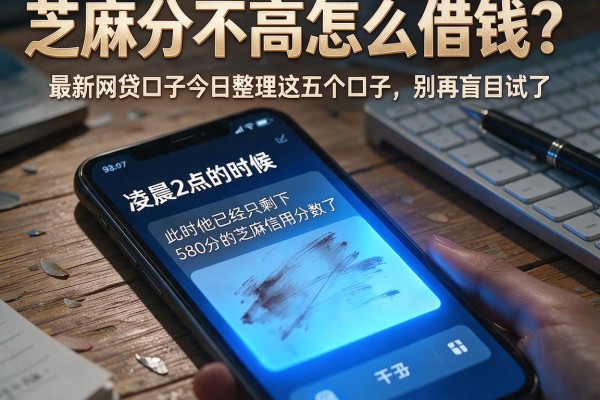 芝麻分不高怎么借钱？最新网贷口子今日整理这五个口子，别再盲目试了