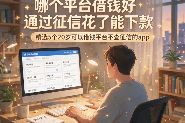 哪个平台借钱好通过征信花了能下款，精选5个20岁可以借钱平台不查征信的app