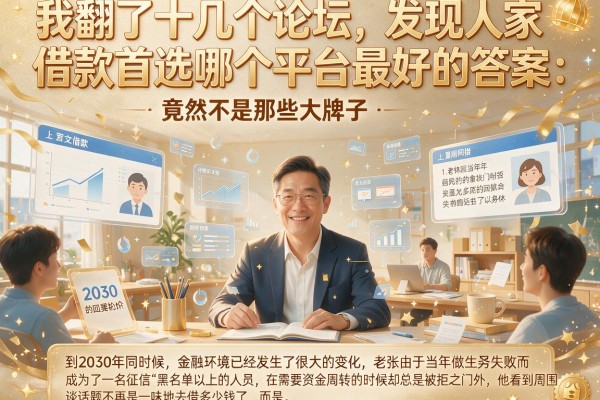 我翻了十几个论坛，发现大家借款首选哪个平台最好的答案，竟然不是那些大牌子