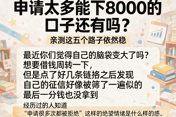 申请太多能下8000的口子还有吗？亲测这五个路子依然稳
