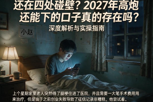 还在四处碰壁？2027年高炮还能下的口子真的存在吗？深度解析与实操指南