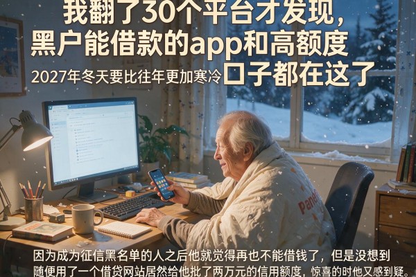 我翻了30个平台才发现，黑户能借款的app和高额度口子都在这了