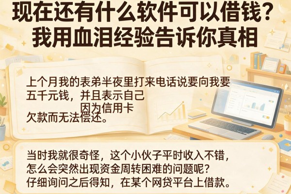 现在还有什么软件可以借钱？我用血泪经验告诉你真相