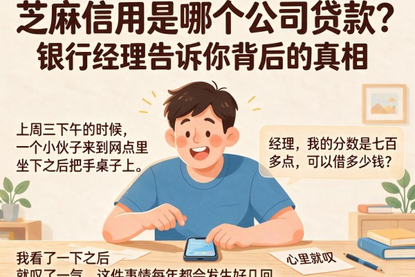 芝麻信用是哪个公司贷款？银行经理告诉你背后的真相