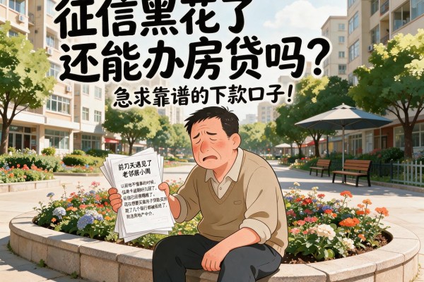 征信黑花了还能办房贷吗?急求靠谱的下款口子!