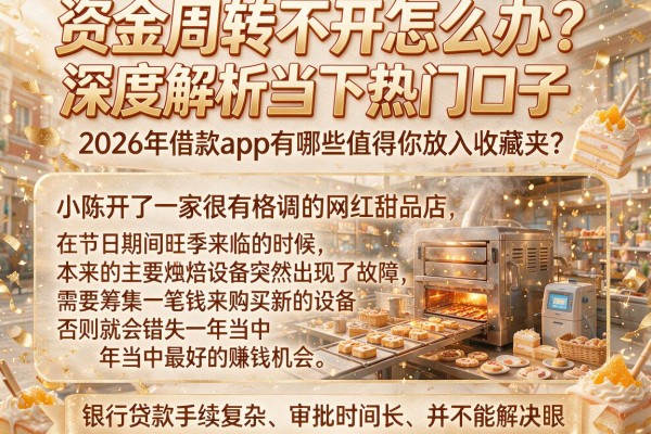资金周转不开怎么办？深度解析当下热门口子，2026年借款app有哪些值得你放入收藏夹？