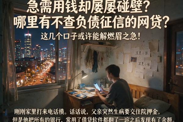 急需用钱却屡屡碰壁？哪里有不查负债征信的网贷？这几个口子或许能解燃眉之急！