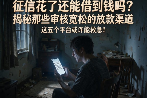 征信花了还能借到钱吗？揭秘那些审核宽松的放款渠道，这五个平台或许能救急！