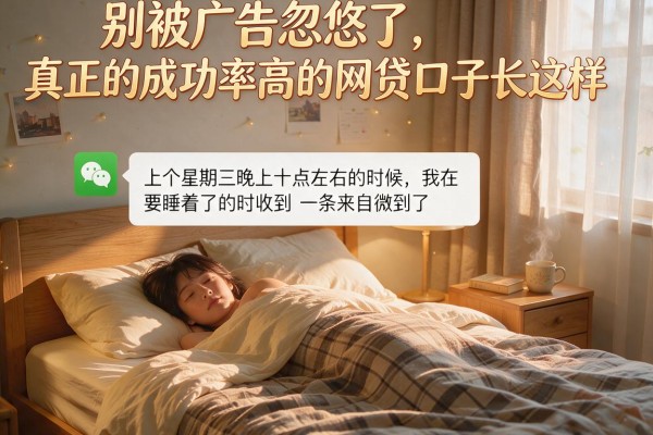 别被广告忽悠了，真正的成功率高的网贷口子长这样