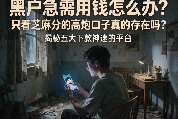黑户急需用钱怎么办？只看芝麻分的高炮口子真的存在吗？揭秘五大下款神速的平台