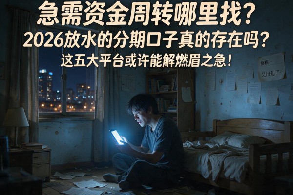 急需资金周转哪里找？2026放水的分期口子真的存在吗？这五大平台或许能解燃眉之急！
