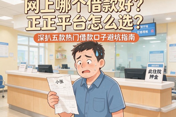 网上哪个借款好？正规平台怎么选？深扒五款热门借款口子避坑指南