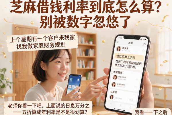 芝麻借钱利率到底怎么算？别被数字忽悠了