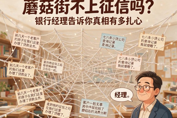 蘑菇街不上征信吗？银行经理告诉你真相有多扎心