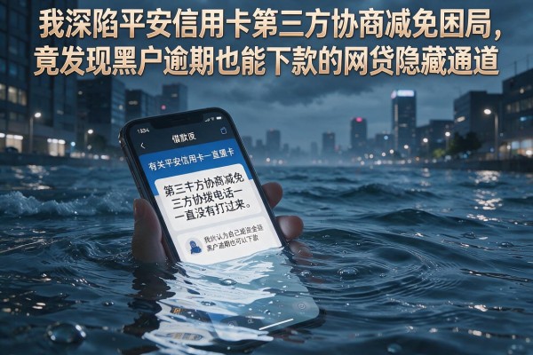 我深陷平安信用卡第三方协商减免困局，竟发现黑户逾期也能下款的网贷隐藏通道
