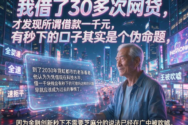 我借了30多次网贷，才发现所谓借款一千元有秒下的口子其实是个伪命题