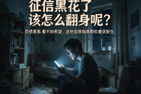征信黑花了该怎么翻身呢？负债累累看不到希望，这份自救指南帮你重获新生