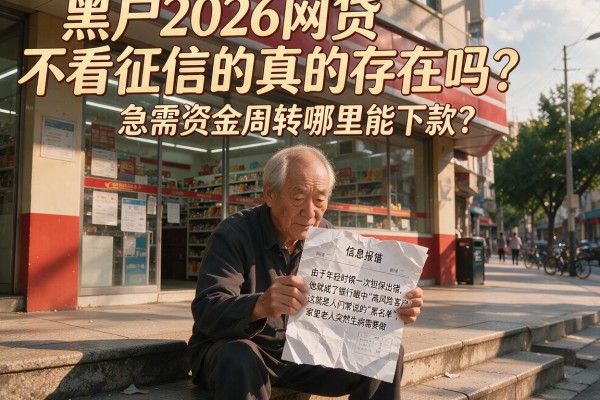 黑户2026网贷不看征信的真的存在吗？急需资金周转哪里能下款？