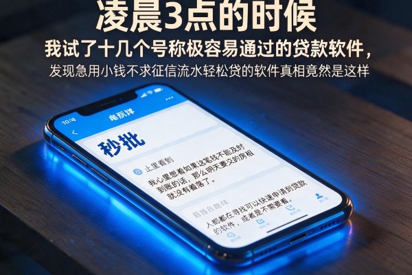 我试了十几个号称极容易通过的贷款软件,发现急用小钱不求征信流水轻松贷的软件真相竟然是这样