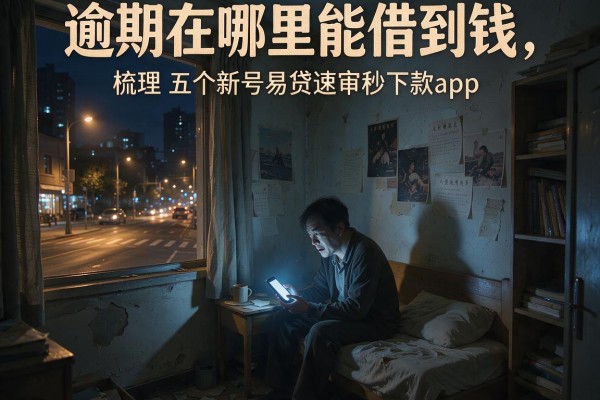 逾期在哪里能借到钱，梳理五个新号易贷速审秒下款app