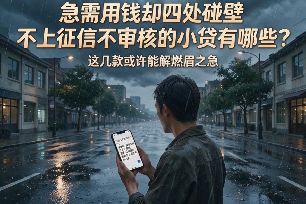 急需用钱却四处碰壁？不上征信不审核的小贷有哪些？这几款或许能解燃眉之急