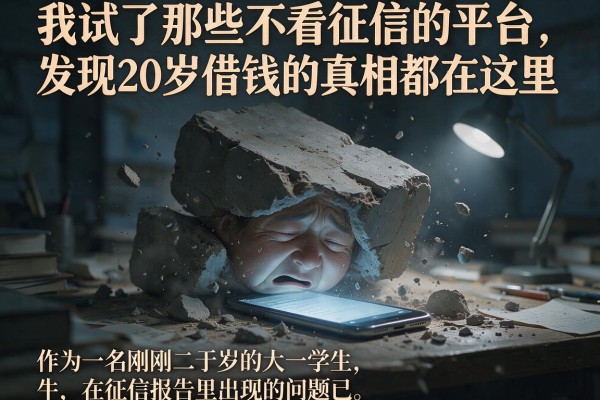 我试了那些不看征信的平台,发现20岁借钱的真相都在这里