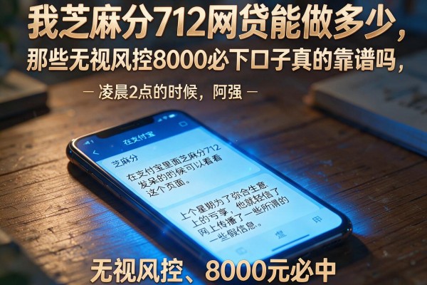 我芝麻分712网贷能做多少，那些无视风控8000必下口子真的靠谱吗