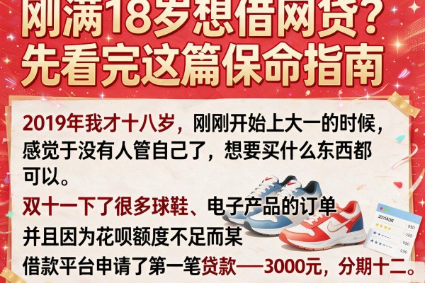 刚满18岁想借网贷？先看完这篇保命指南